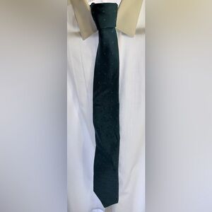 Calvin Klein Emerald Green Patterned Tie